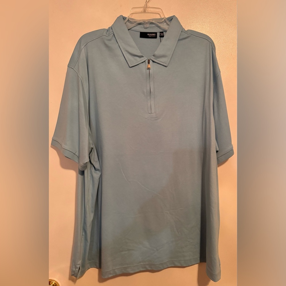 Light blue top